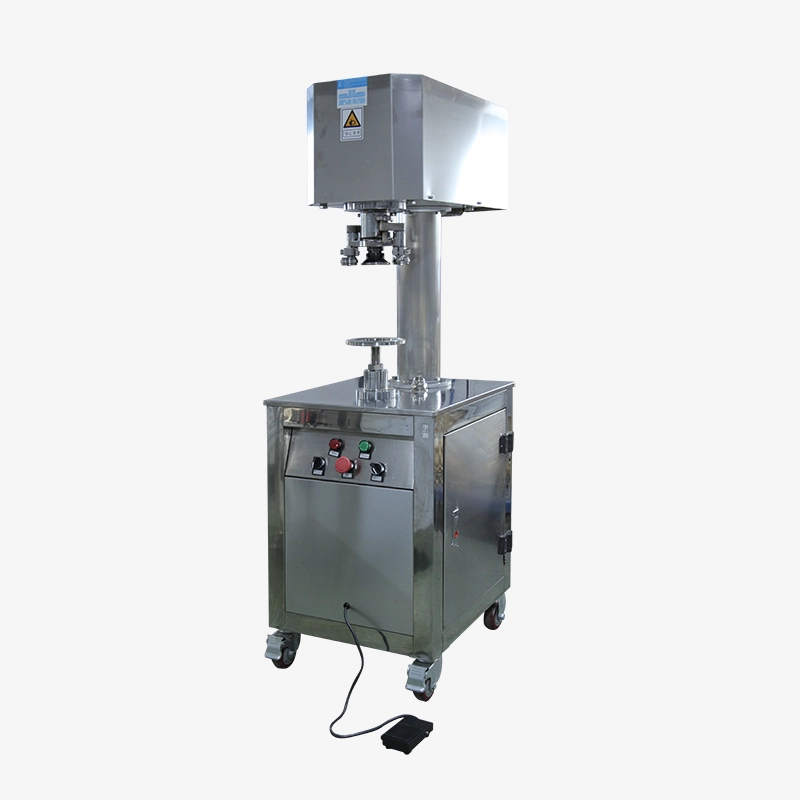 CE approved Semi-automatic can body non-rotary can sealing machine 2