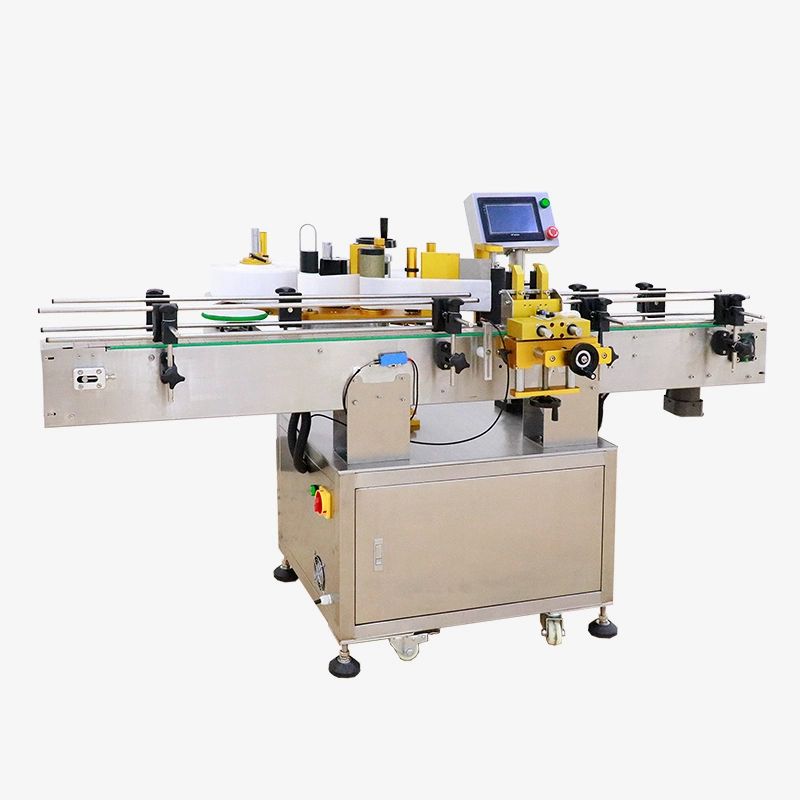 Automatic adhesive sticker labeling machine for beer cans bottle 2