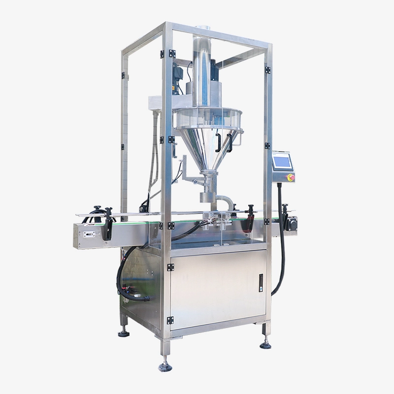 Automatische Pulverfüllmaschine zum Abfüllen von Milchpulver, seit 1999, über 10 Jahre Erfahrung in der Herstellung von Verpackungsanlagen 2