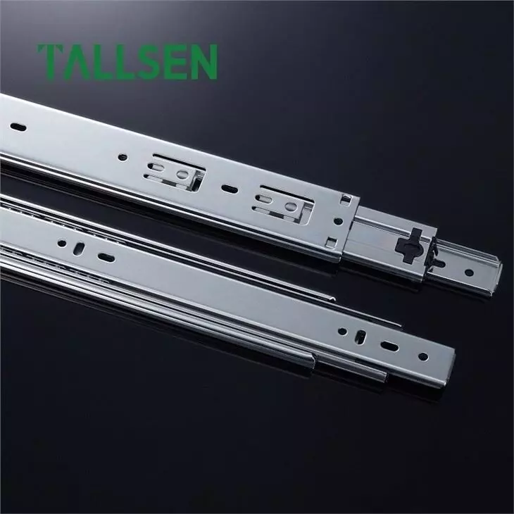 20 Inch Telescoping Side Mounted Drawer Track 2