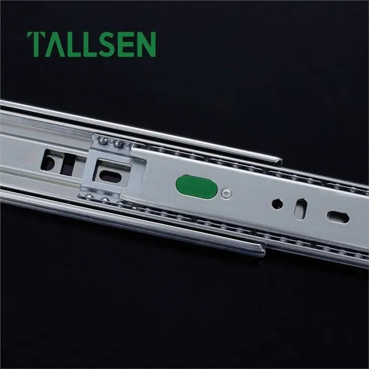 Damping Buffer Three Stage Drawer Slide 5