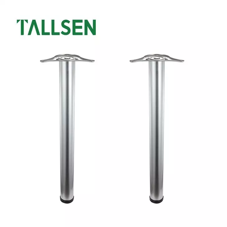 Height Adjustment Tubular Steel Table Leg 2