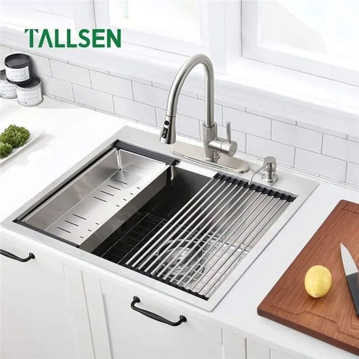 Square Stainless Steel Sink 4