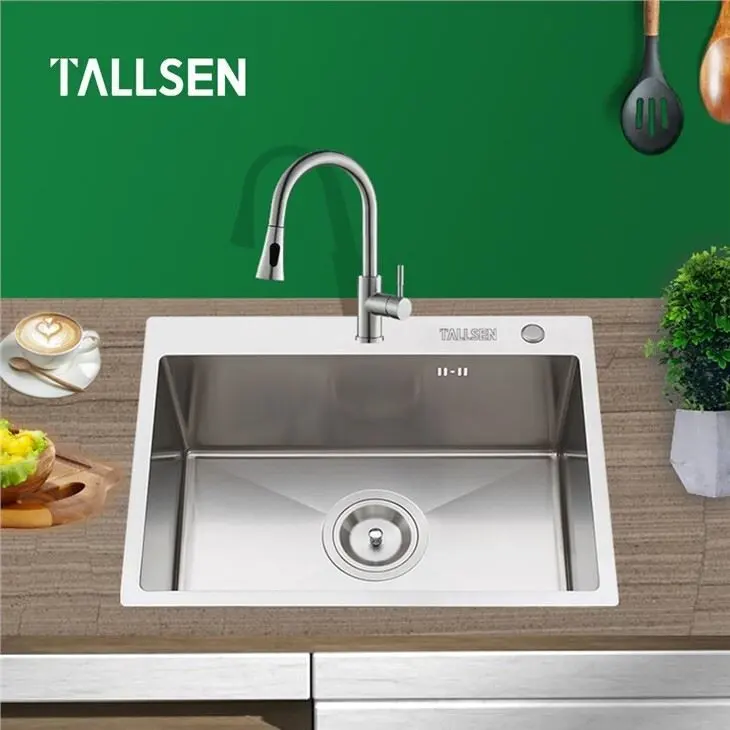 Square Stainless Steel Sink 2