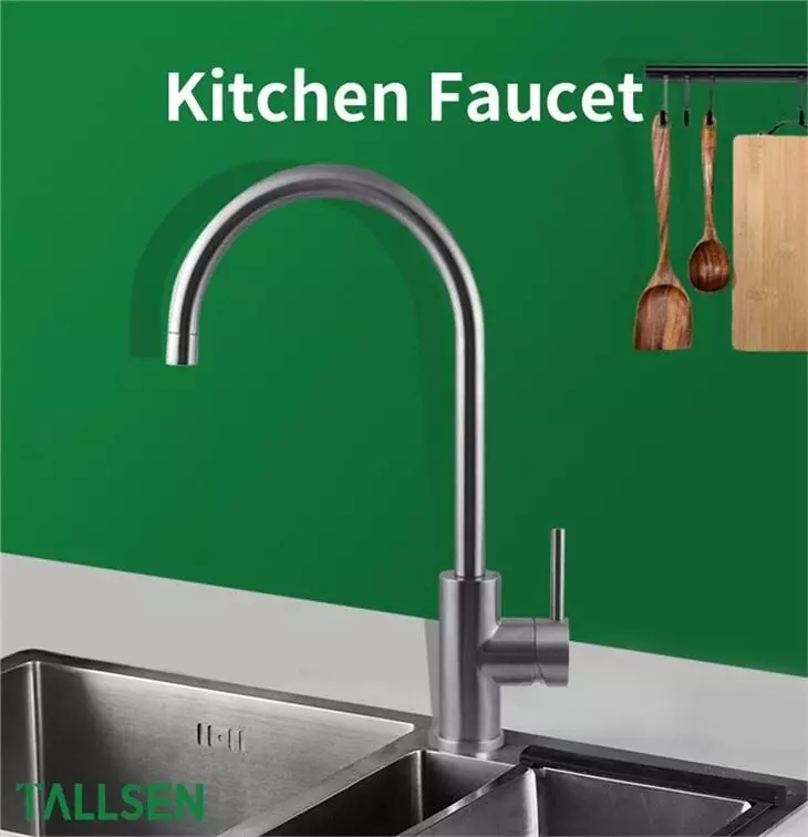 Single Handle High Arc Kitchen Faucet 2