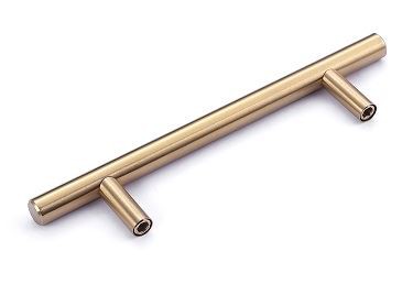 New Design Black Gold Solid T Bar Drawer Pull Cabinet Handle 8