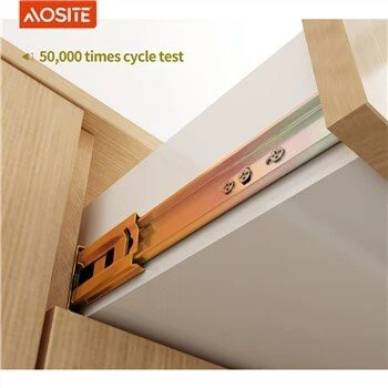 Push To Open Ball Bearing Drawer Slide 1