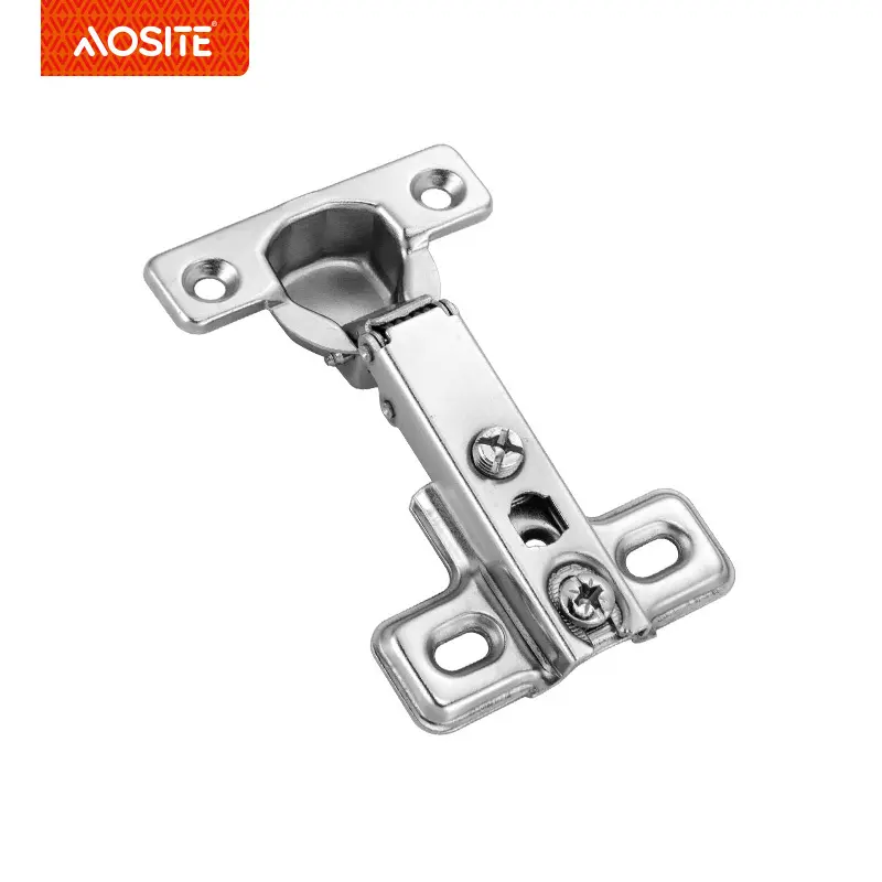 Stainless Steel Slide-On Mini Hinges for Kitchen Cabinet Doors - 26mm Cup Size 1