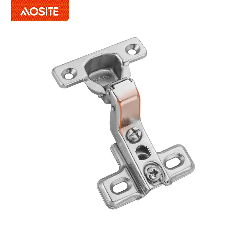 Stainless Steel Slide-On Mini Hinges for Kitchen Cabinet Doors - 26mm Cup Size 6