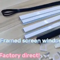 Simple and Affordable Screen Frame for Any Window or Door - PVC-Coated Fiberglass Mesh, Customizable Size, Easy Installation 12