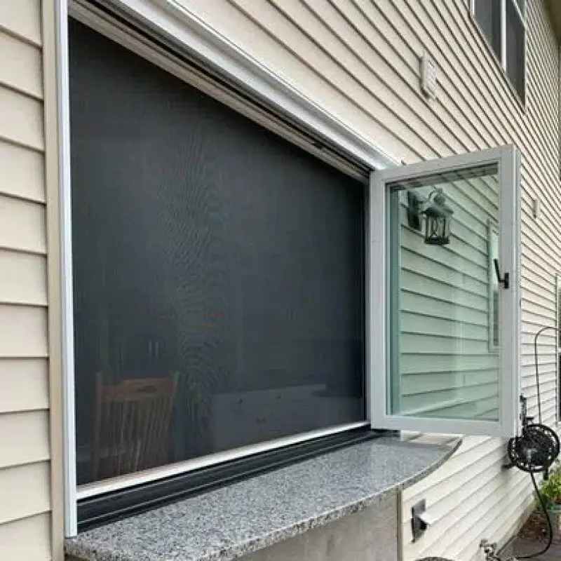 Custom Window Fly Screen Roller Blind 500 Pcs Smartex 2
