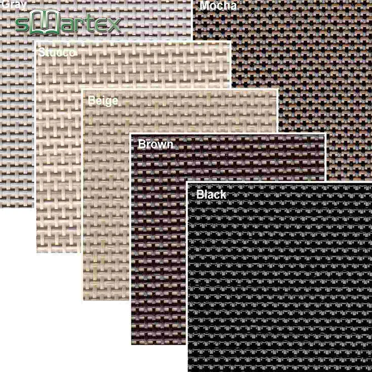 Outdoor Window Shade Screens UV Smartex Brand Carton Box Or Customized 2