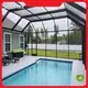 Pool Screen Enclosure 100 Rolls Smartex 1