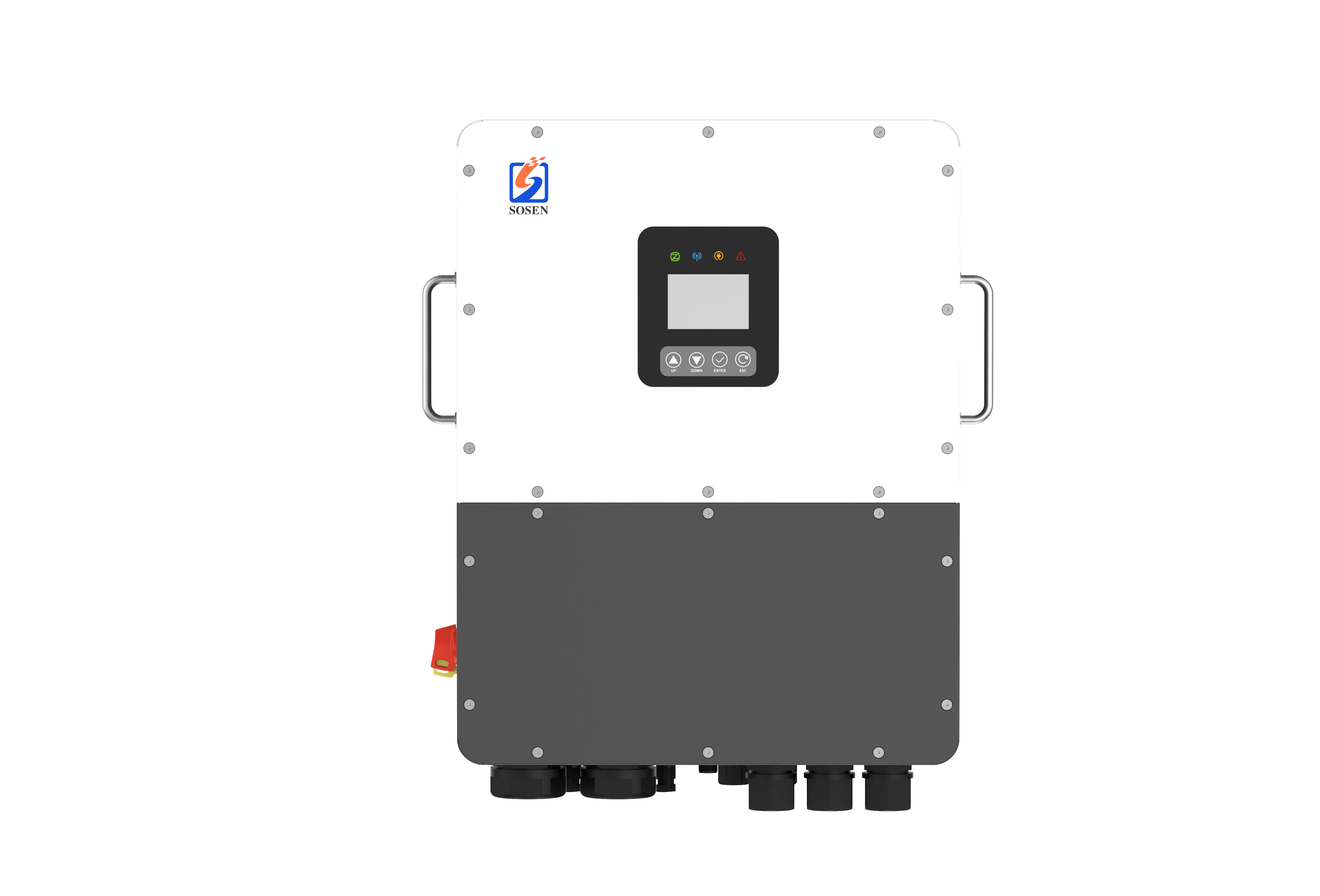 SOSEN 10-16kW 低電圧単相ハイブリッドソーラーインバータの正面画像