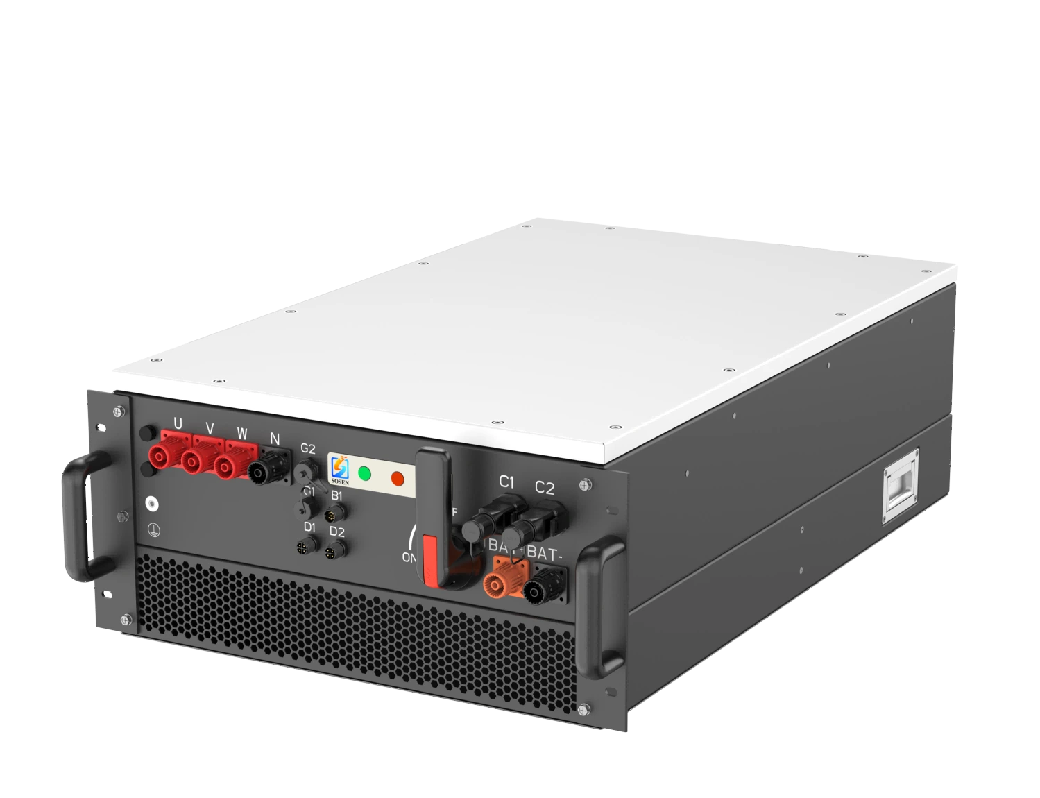right side view of SOSEN 200kW~235kW Three-Phase High Voltage PCS