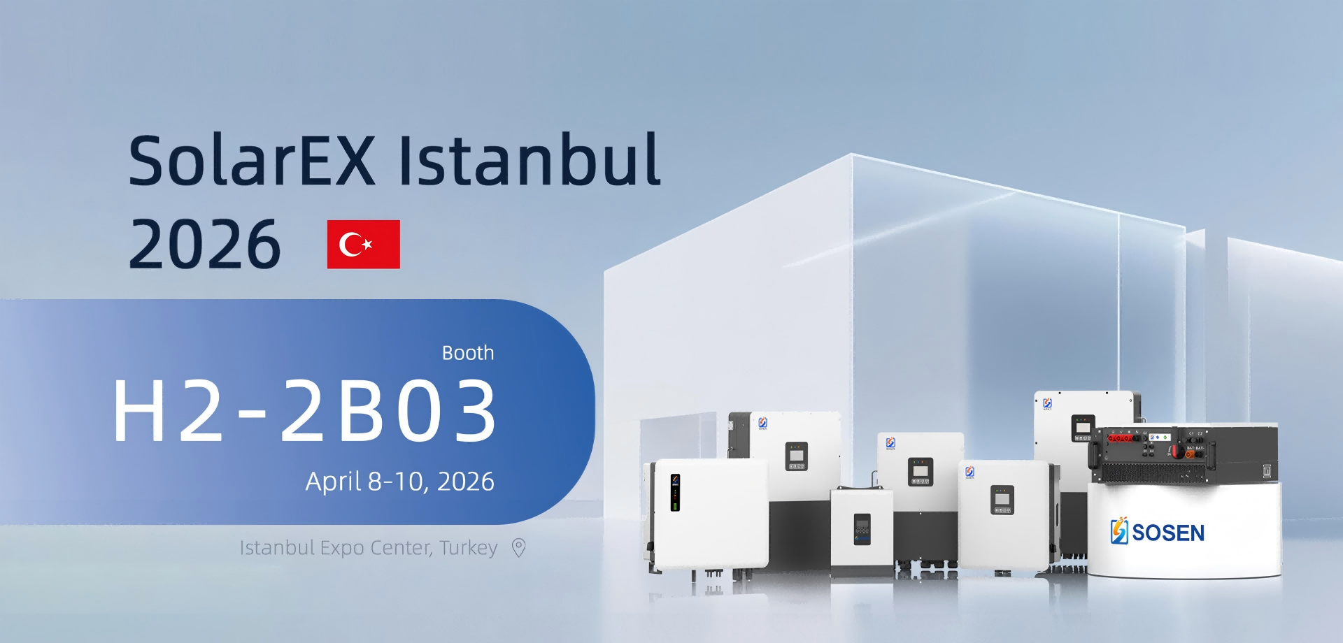SOSEN - SolarEX Istanbul 2026 Invitation