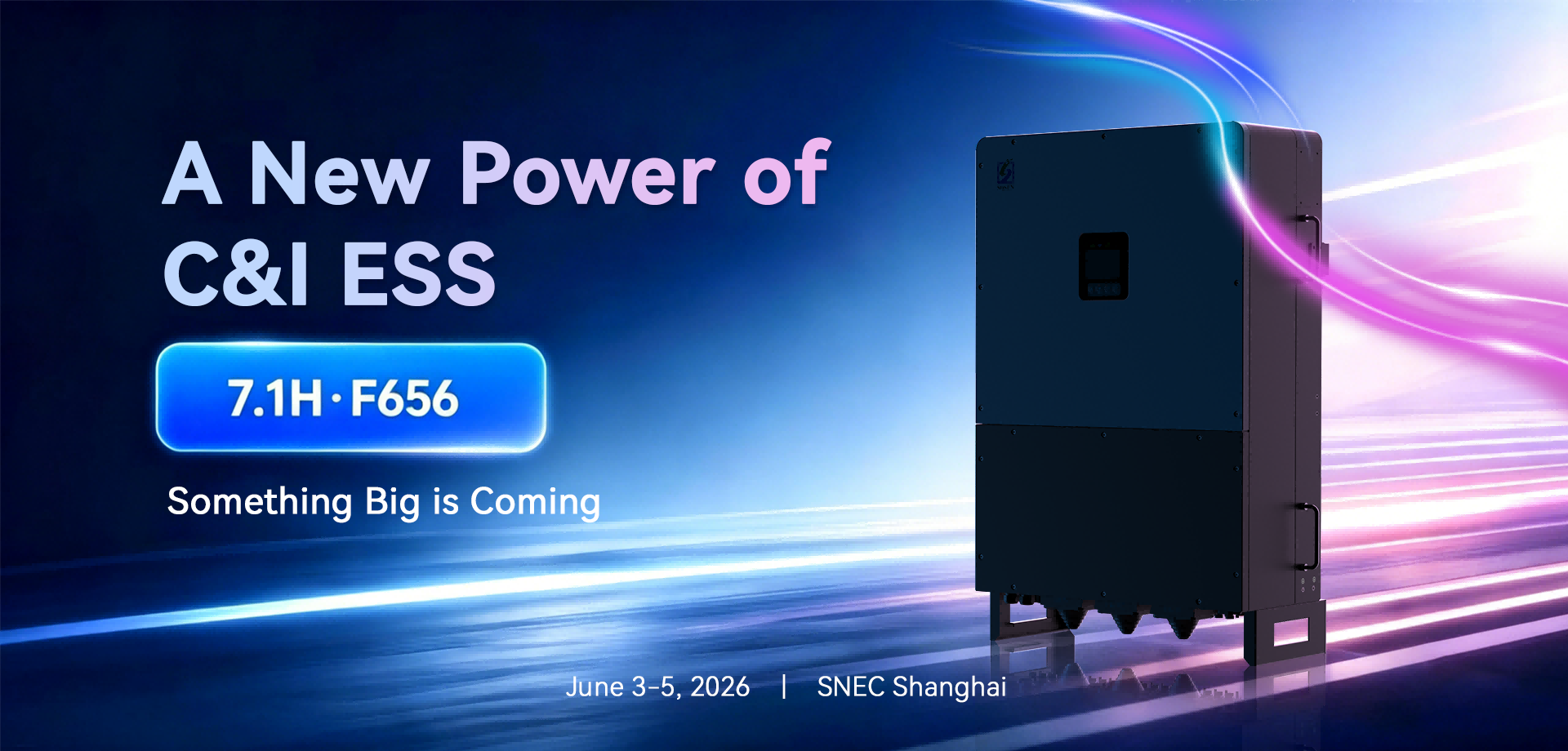 SOSEN next gen hybrid inverter is coming soon - SNEC PV&ES EXPO 2026