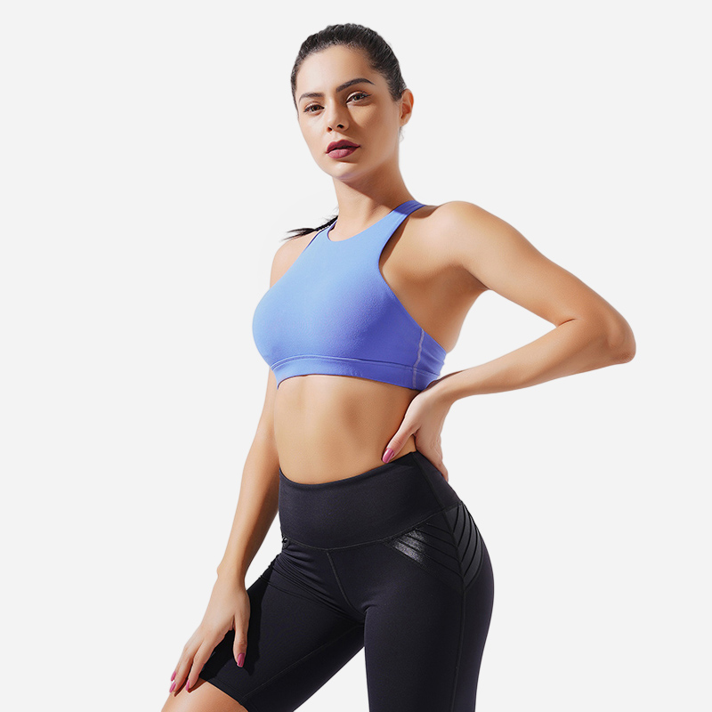 Спортивное бра из флиса с поддержкой высокой горловины - ROADSUNSHINE 1