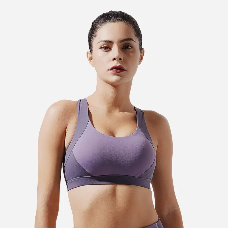 Roadsunshisne Meilleur soutien-gorge de sport pour seins flasques 87 % nylon/13 % élasthanne Meilleur soutien-gorge de sport pour marque Saggy Breaststop 2