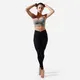 Leggings de ioga amarelos de alta qualidade para venda 87% nylon / 13% elastano M 4