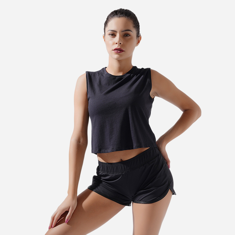 Bequemes Sport-Tanktop mit Rundhalsausschnitt und lockerer Passform – ROADSUNSHINE 2