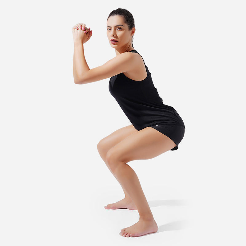 Pantalones cortos deportivos negros para el hogar Precio de fábrica personalizado 2