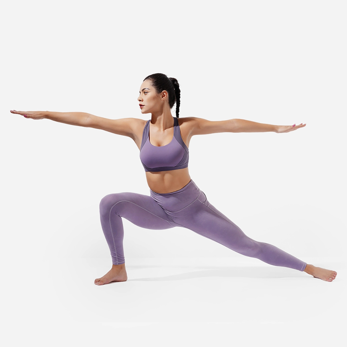 Extra Long Yoga Leggings Spandex / Nylon 85%nylon/ 15%spandexfrom China 2