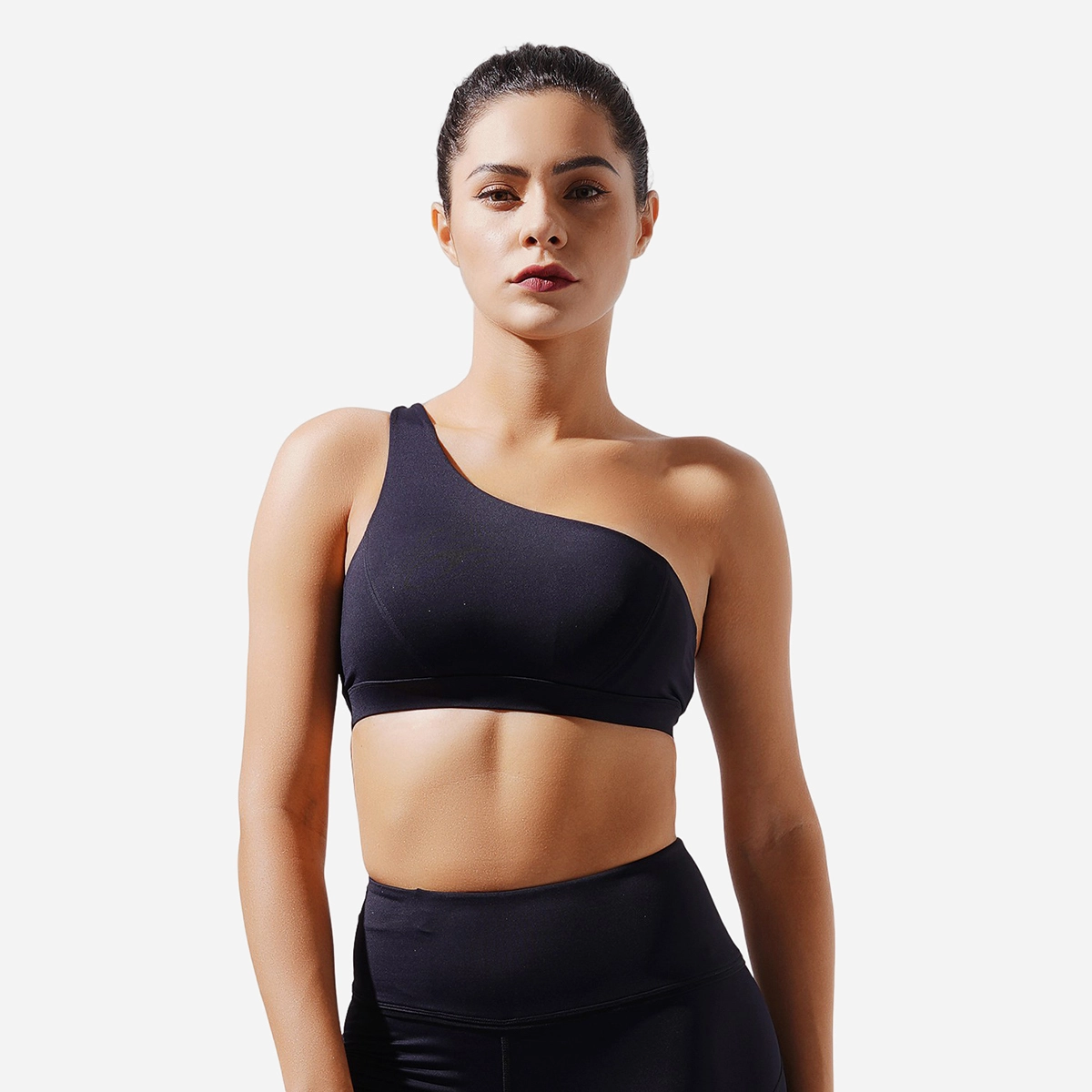 Sexy One-Shoulder-Yoga-BH und Hosen-Set für Damen – ROADSUNSHINE 1