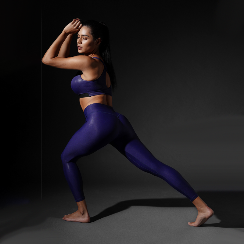 Leggings de yoga verts personnalisés en spandex/nylon Roadsunshisne 2