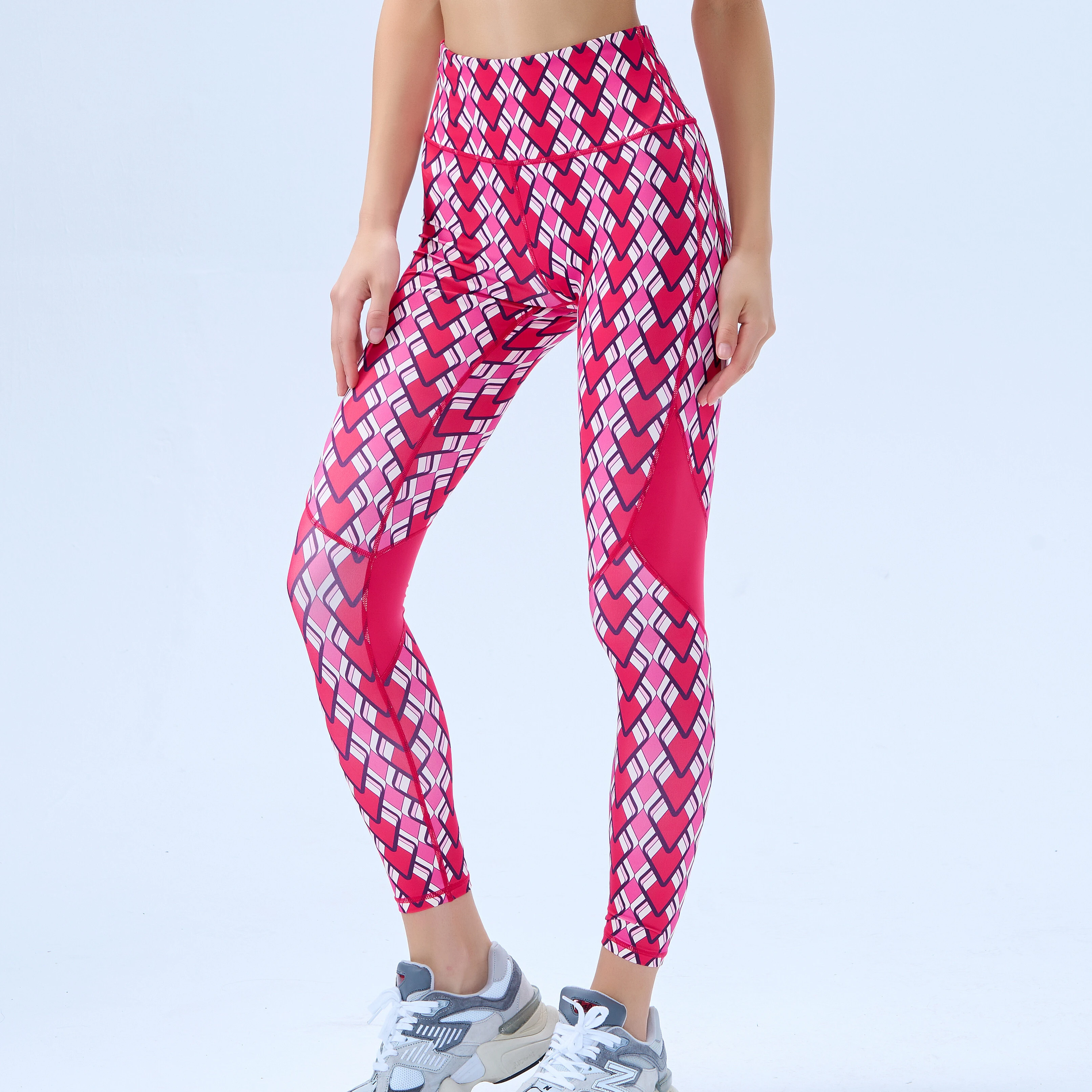 Custom Brown Yoga Leggings Nylon / Spandex Roadsunshisne 1