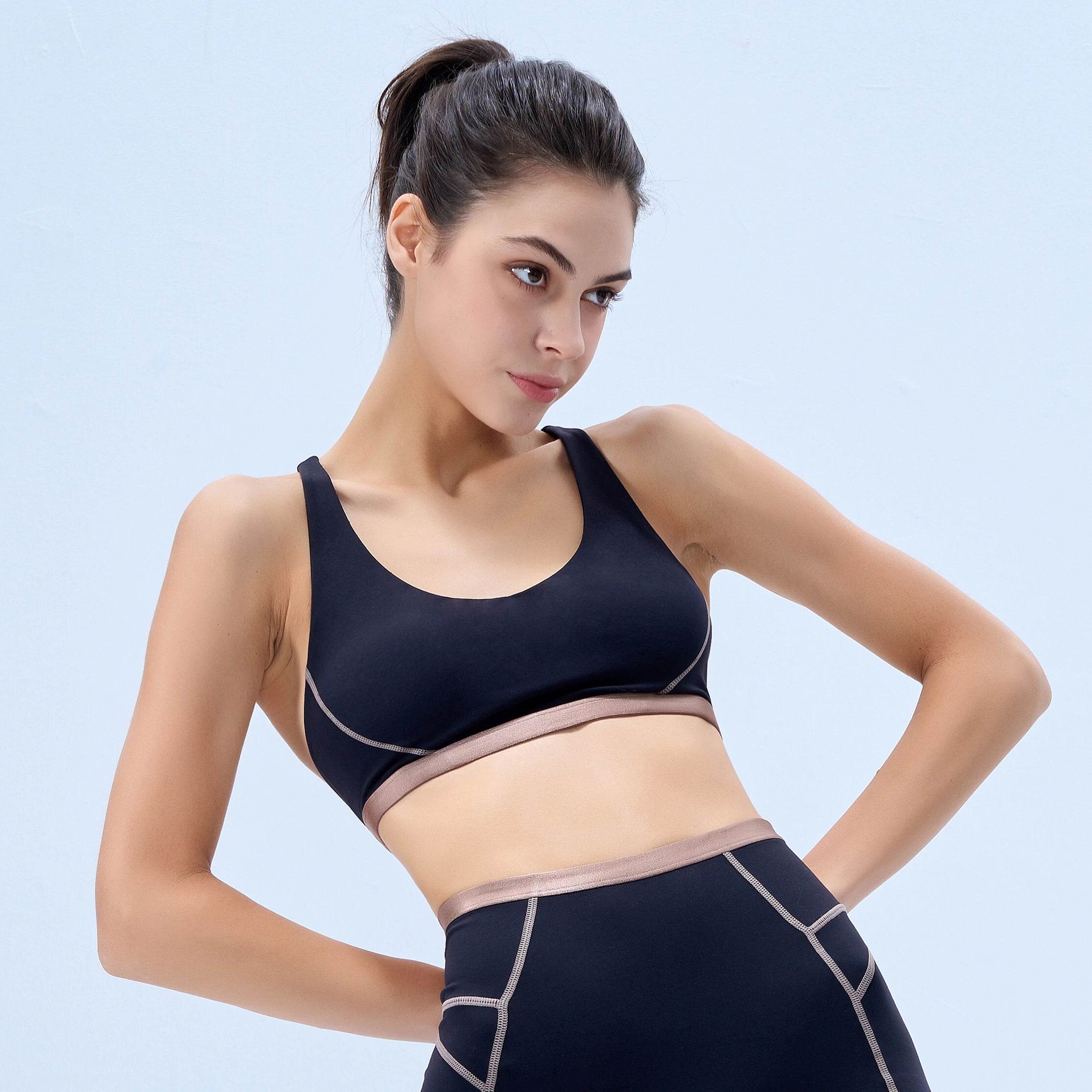 Roadsunshisne Sports Bra Small Bust 87% Nylon / 13% Spandexwith Good Price 4