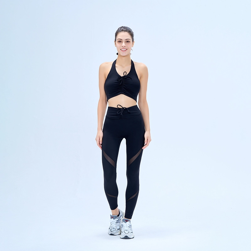 Fold Over Yoga Leggings Modern design Best Factory PriceNylon / Spandex 4
