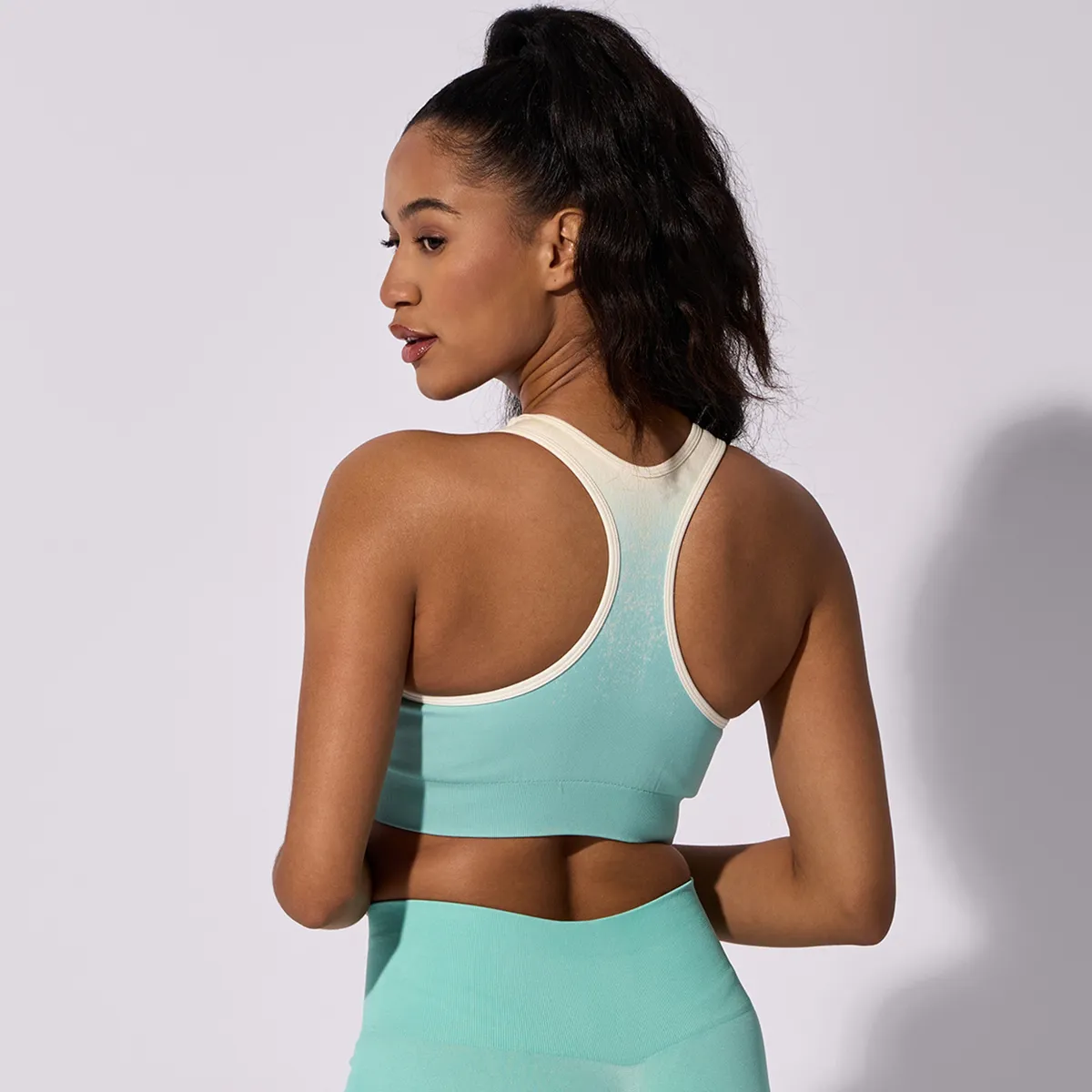 Neue Preisliste für nahtlose Leggings in Dunkelgrau 3