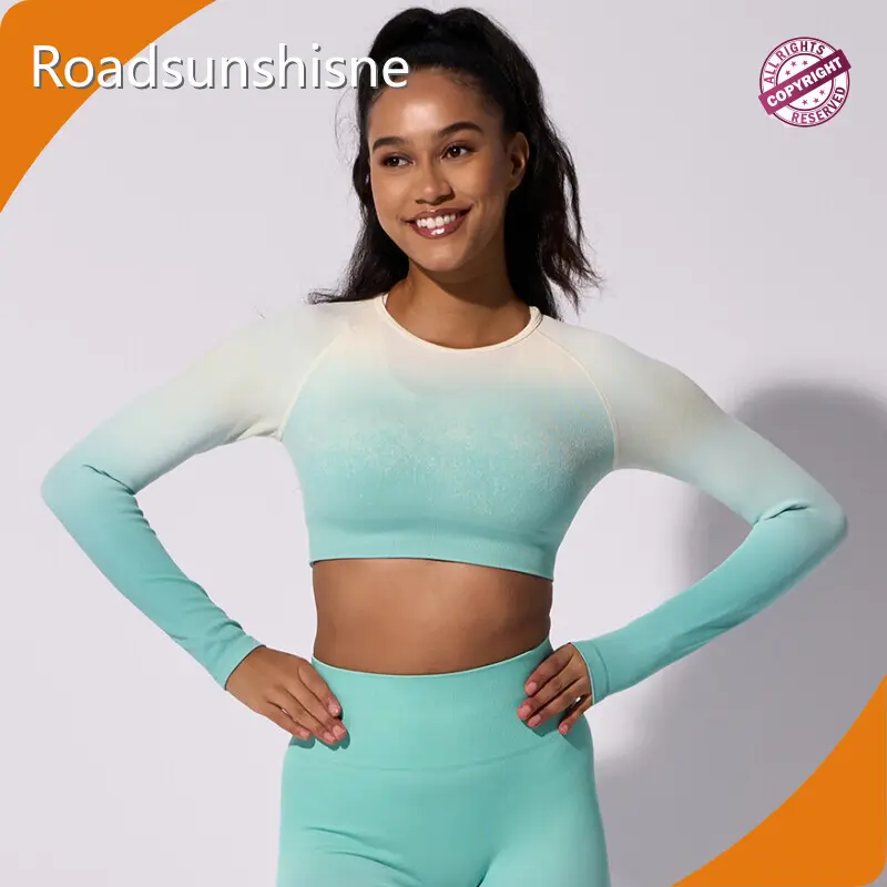 Leggings confortables sans couture gris foncé Roadsunshisne Manufacture 1