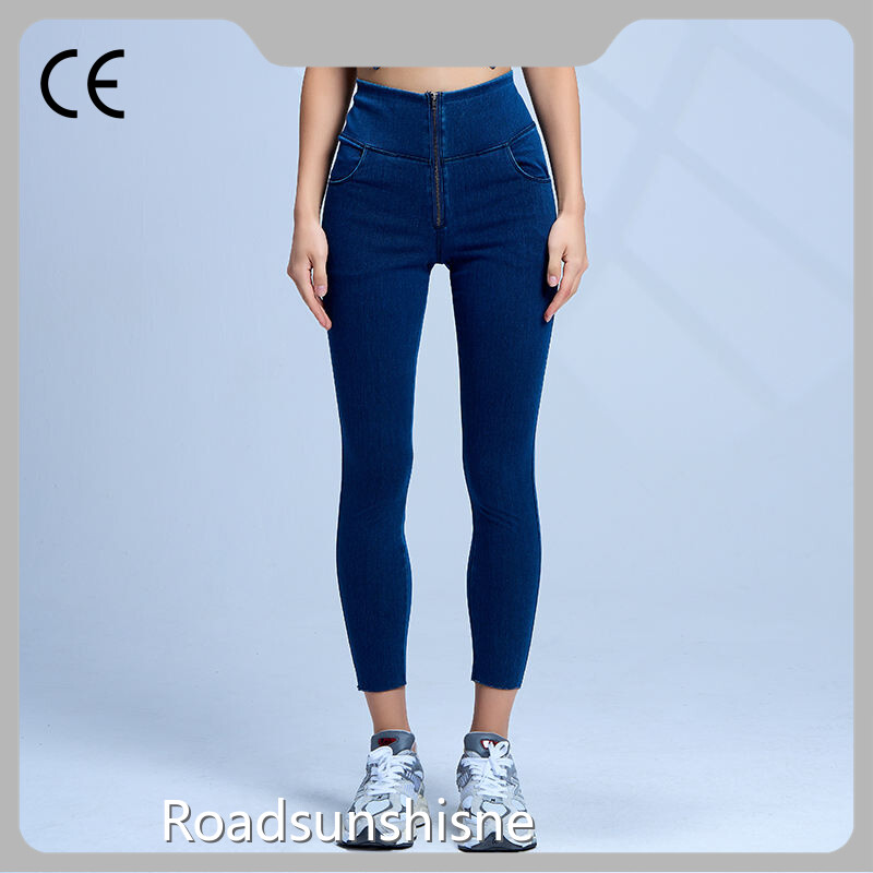 Nailon/Spandex de las polainas de la yoga de la Navidad de Roadsunshisne personalizado 1