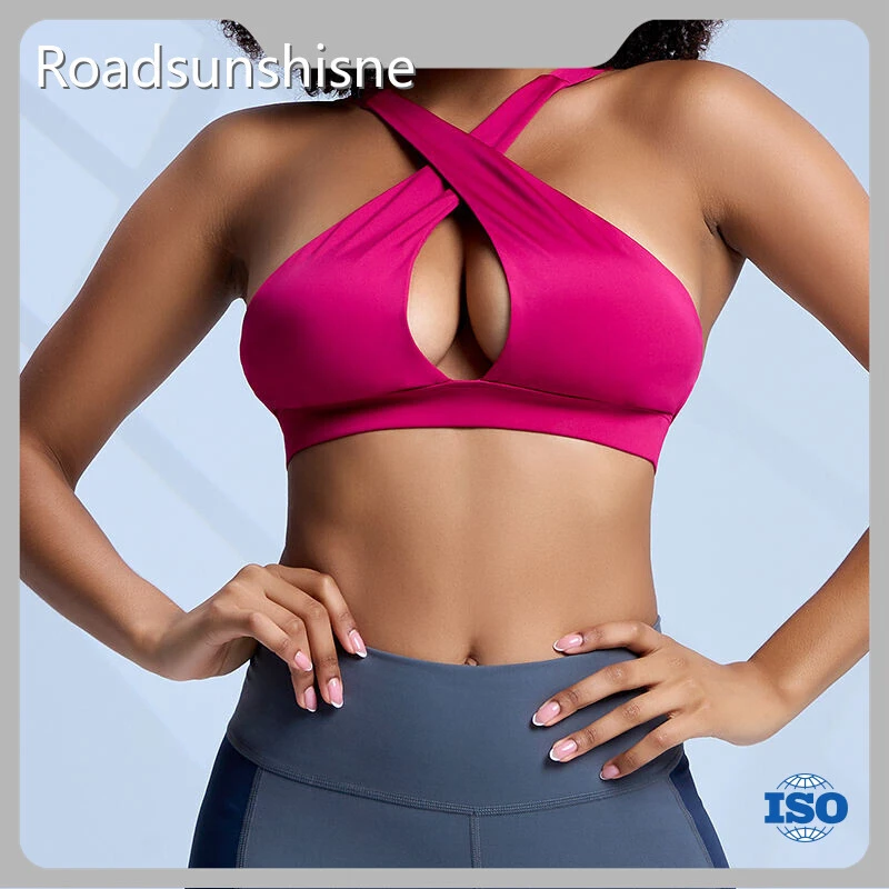 Roadsunshisne Sports Bra for Large Bust 87% Nylon / 13% Spandex Sports Bra for Large Bustat Discount 1