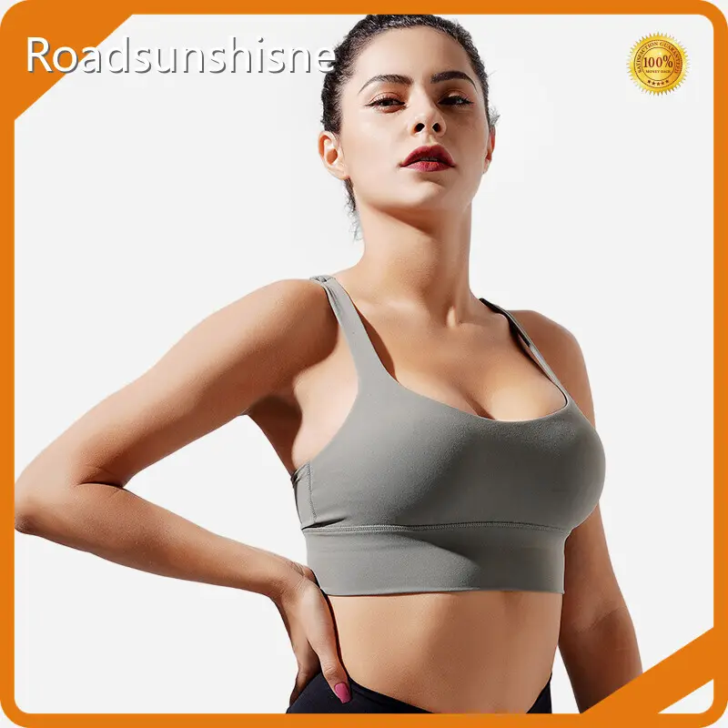 حمالة صدر رياضية كأعلى ملابس السباحة سبانديكس / نايلون - للمنزل - Roadsunshisne 1