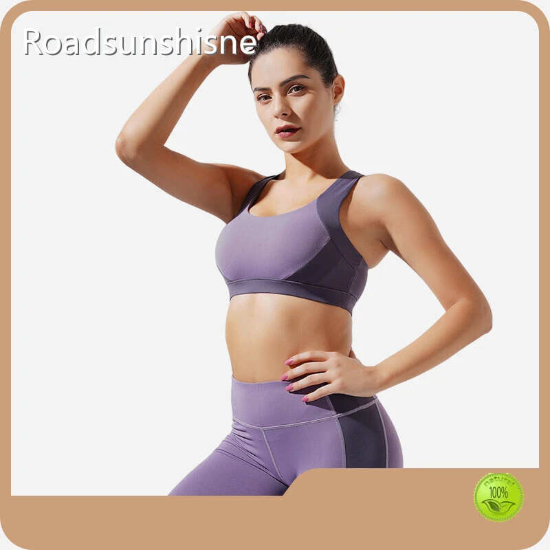 Roadsunshisne Best Sports Bra for Saggy Breasts 87%nylon/ 13%spandex Best Sports Bra for Saggy Breaststop Brand 1