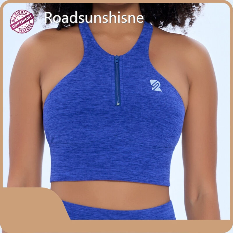 Sports Bra with Sleeves Nylon / Spandex - Best Brand - Roadsunshisne 1