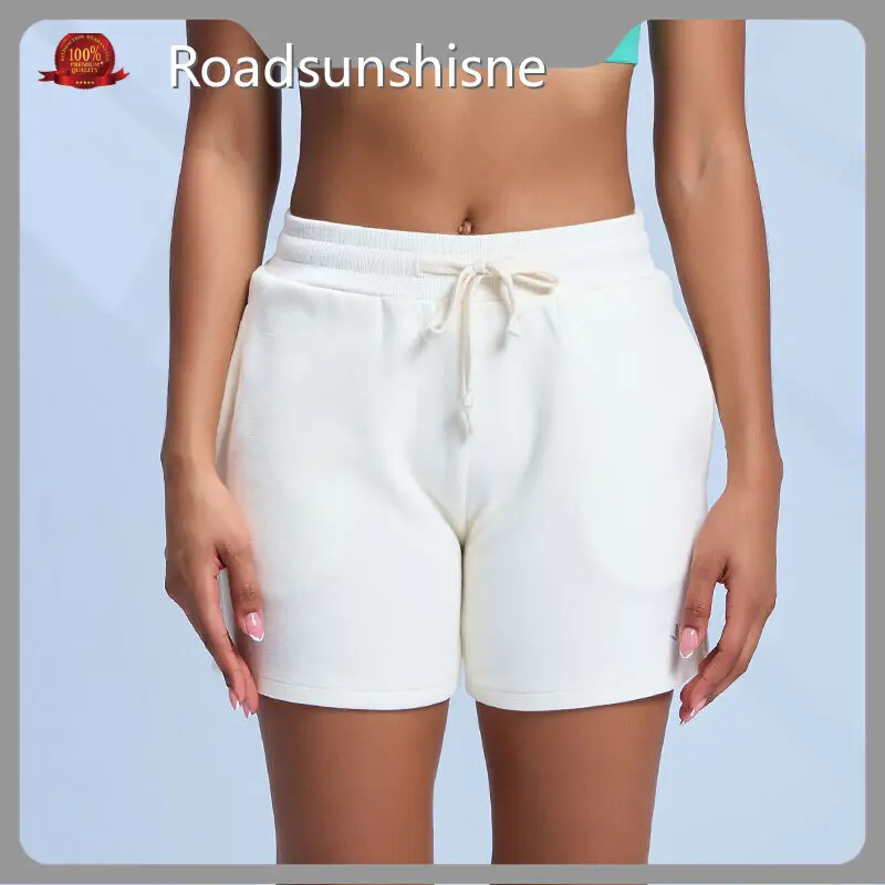 Mulheres pretas do short dos esportes que fabricam o melhor Brand87% Nylon/13% Spandex 1