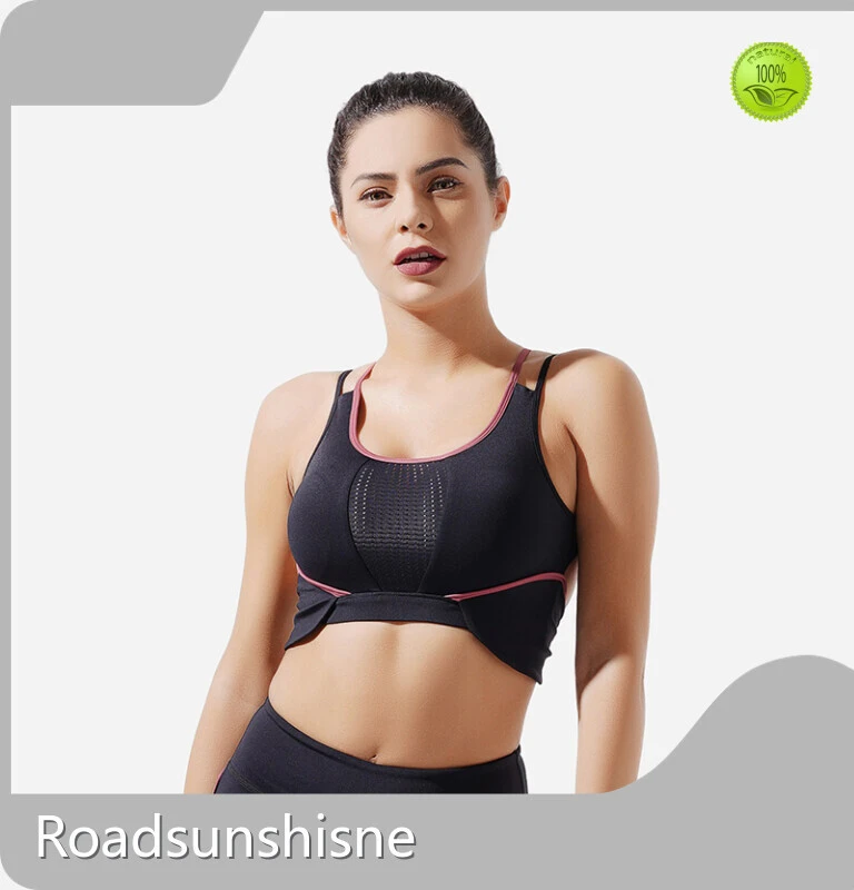 Sports Bra for Heavy Bust Spandex / Nylon Bluesupplier 1