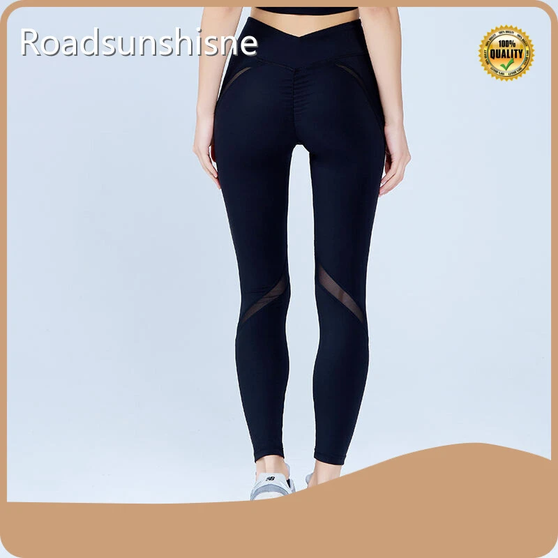 Fold Over Yoga Leggings Modern design Best Factory PriceNylon / Spandex 1