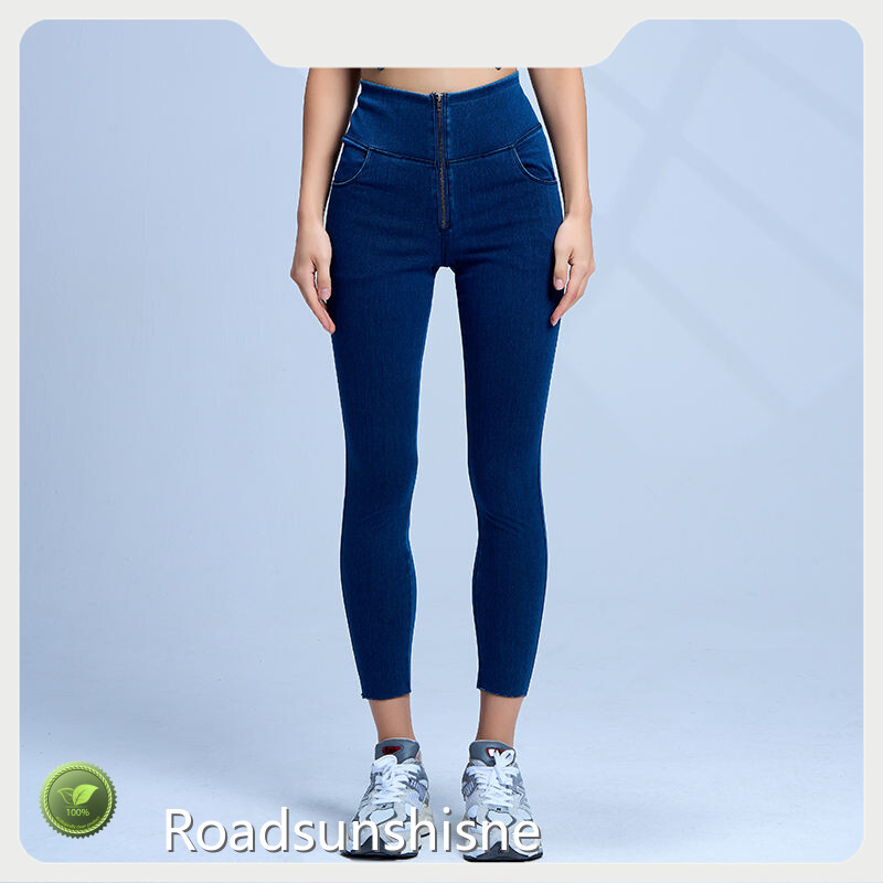 Leggings blancos de yoga 87% nailon/13% spandex OEMmodern design 1