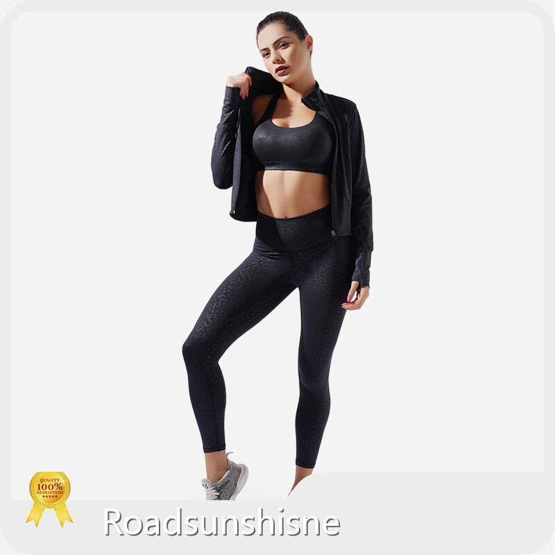 La mejor marca de la chaqueta del gimnasio de la cremallera de Practicalblack la mejor aduana del spandex/del nilón 1