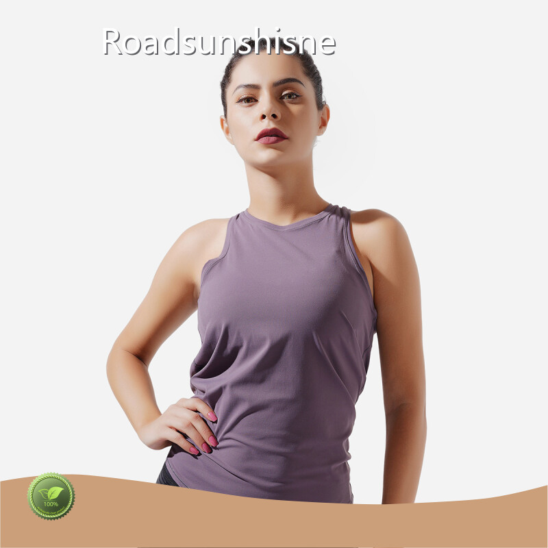 En venta camiseta sin mangas recortada personalizada de Roadsunshisne 1