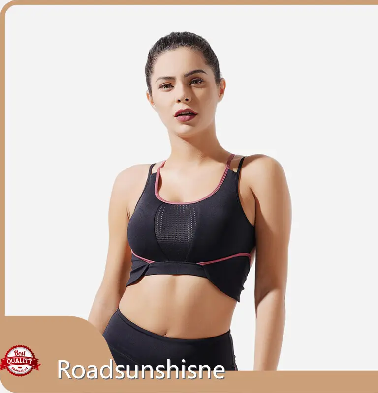 Sutiã esportivo para indústria de ginástica com fecho traseiro personalizado da Roadsunshisne 1