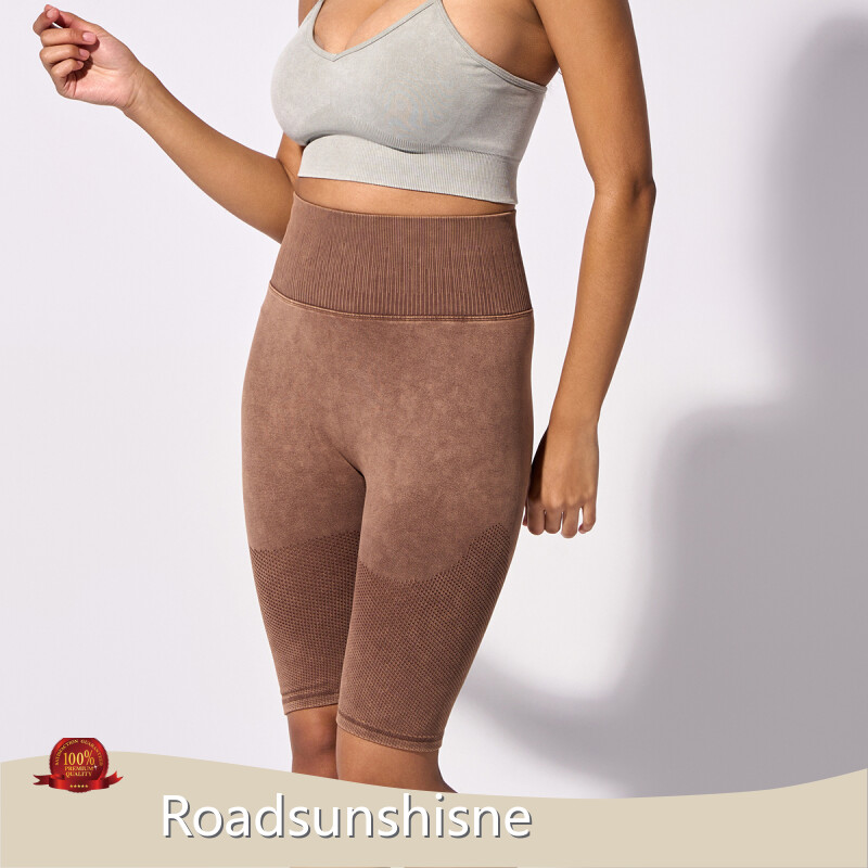 Roadsunshisne Leggings brillantes sin costuras Shiny Seamless Leggingsfactory 1