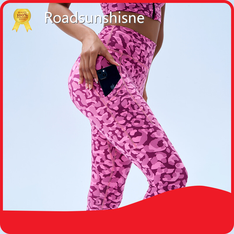 Leggings de ioga elaboradas em cinza para a indústria de academias 1