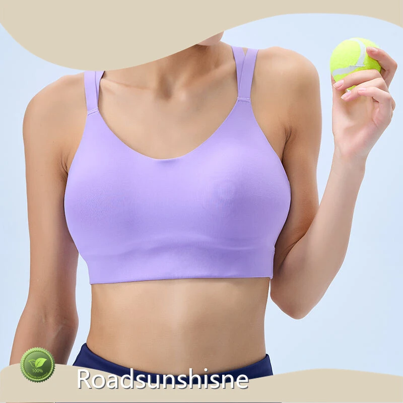 Roadsunshisne High Impact Sports Bra for Large Bust Nylon / Spandex High Impact Sports Bra for Large Bustcompany 1