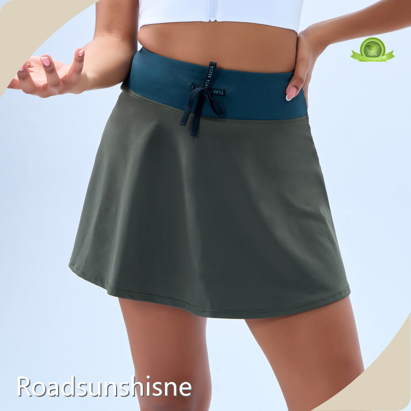 Pantalones cortos deportivos rosas OEM 87 % nailon / 13 % elastano 1